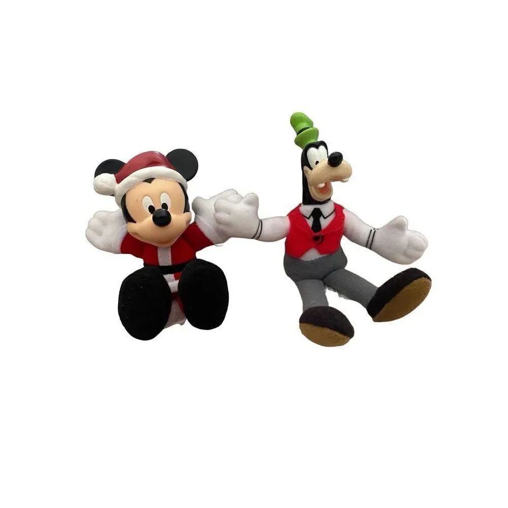 Mickey Mouse Christmas Goofy Plush Collectible Stuffed Animal Cartoon
